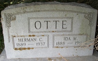 OTTE, IDA M. - Muscatine County, Iowa | IDA M. OTTE 