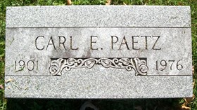 PAETZ, CARL EMIL - Muscatine County, Iowa | CARL EMIL PAETZ 