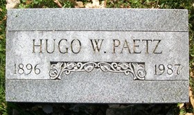 PAETZ, HUGO W. - Muscatine County, Iowa | HUGO W. PAETZ 
