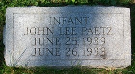 PAETZ, JOHN LEE - Muscatine County, Iowa | JOHN LEE PAETZ 