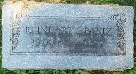 PAETZ, REINHART SIEBERT - Muscatine County, Iowa | REINHART SIEBERT PAETZ 