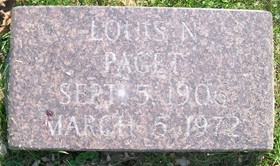 PAGET, LOUIS NAPOLEAN - Muscatine County, Iowa | LOUIS NAPOLEAN PAGET 