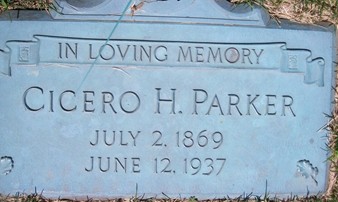 PARKER, CICERO H. - Muscatine County, Iowa | CICERO H. PARKER 