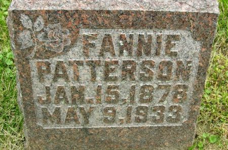 PATTERSON, FANNIE - Muscatine County, Iowa | FANNIE PATTERSON 