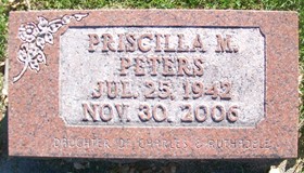 PETERS, PRISCILLA M. - Muscatine County, Iowa | PRISCILLA M. PETERS 
