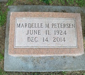 PAULSEN PETERSEN, MARDELLE MIRIAM - Muscatine County, Iowa | MARDELLE MIRIAM PAULSEN PETERSEN 