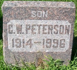 PETERSON, CARL WALTER - Muscatine County, Iowa | CARL WALTER PETERSON 