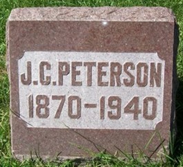 PETERSON, JONAS C. - Muscatine County, Iowa | JONAS C. PETERSON 