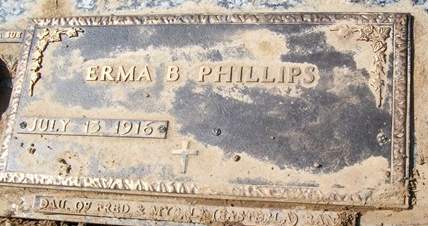 PHILLIPS, ERMA BERNICE - Muscatine County, Iowa | ERMA BERNICE PHILLIPS 