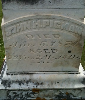 PIGMAN, JOHN HOOD - Muscatine County, Iowa | JOHN HOOD PIGMAN 