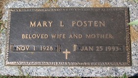 POSTEN, MARY LOUISE - Muscatine County, Iowa | MARY LOUISE POSTEN 