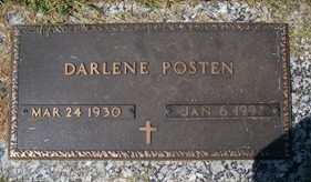 BORGSTADT POSTEN, PHYLLIS DARLENE - Muscatine County, Iowa | PHYLLIS DARLENE BORGSTADT POSTEN 