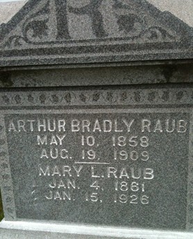 RAUB, ARTHUR BRADLY - Muscatine County, Iowa | ARTHUR BRADLY RAUB 