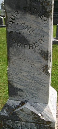 RAUPE, FAMILY MONUMENT - Muscatine County, Iowa | FAMILY MONUMENT RAUPE 