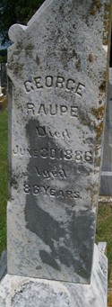 RAUPE, JOHN GEORGE - Muscatine County, Iowa | JOHN GEORGE RAUPE 