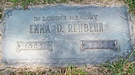 REHBEHN, EMMA D. - Muscatine County, Iowa | EMMA D. REHBEHN 