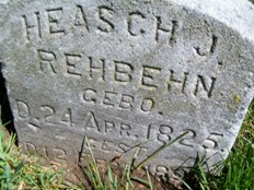 REHBEHN, HEASCH J. - Muscatine County, Iowa | HEASCH J. REHBEHN 