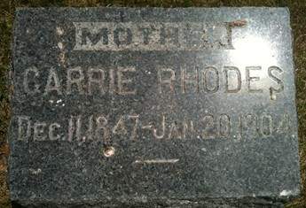 RHODES, CAROLINE 