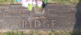 RIDGE, HAROLD DAVID - Muscatine County, Iowa | HAROLD DAVID RIDGE 