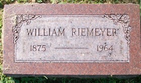 RIEMEYER, WILLIAM - Muscatine County, Iowa | WILLIAM RIEMEYER 
