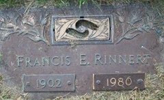 RINNERT, FRANCIS E. - Muscatine County, Iowa | FRANCIS E. RINNERT 