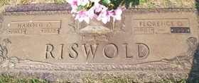 RISWOLD, FLORENCE O. - Muscatine County, Iowa | FLORENCE O. RISWOLD 