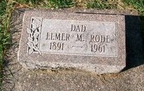 RODE, ELMER M. - Muscatine County, Iowa | ELMER M. RODE 