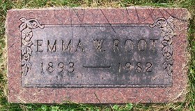 ROOT, EMMA W. - Muscatine County, Iowa | EMMA W. ROOT 