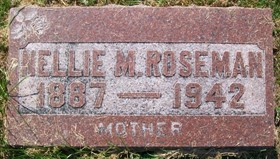 LARSON ROSEMAN, NELLIE MAY - Muscatine County, Iowa | NELLIE MAY LARSON ROSEMAN 