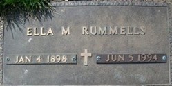 RUMMELLS, ELLA M. - Muscatine County, Iowa | ELLA M. RUMMELLS 