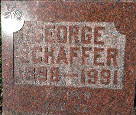 SCHAFFER, GEORGE - Muscatine County, Iowa | GEORGE SCHAFFER 