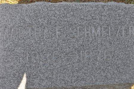 SCHMELZER, MARTHA F. - Muscatine County, Iowa | MARTHA F. SCHMELZER 