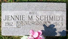 FREERS SCHMIDT, JENNIE MYRLE - Muscatine County, Iowa | JENNIE MYRLE FREERS SCHMIDT 