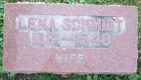 SCHMIDT, LENA - Muscatine County, Iowa | LENA SCHMIDT 