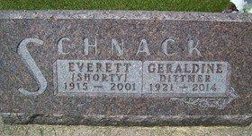 DITTMER SCHNACK, GERALDINE R. 'GERRY' - Muscatine County, Iowa | GERALDINE R. 'GERRY' DITTMER SCHNACK 