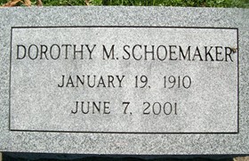 SCHOEMAKER, DOROTHY MAE - Muscatine County, Iowa | DOROTHY MAE SCHOEMAKER 