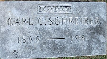 SCHREIBER, CARL G. - Muscatine County, Iowa | CARL G. SCHREIBER 