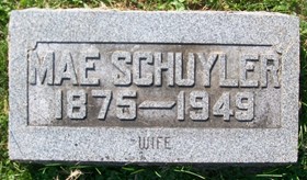 GROUT SCHUYLER, MAE - Muscatine County, Iowa | MAE GROUT SCHUYLER 