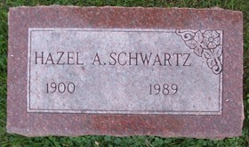 SCHWARTZ, HAZEL ADELE - Muscatine County, Iowa | HAZEL ADELE SCHWARTZ 