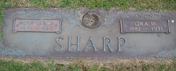 SHARP, ORA M. - Muscatine County, Iowa | ORA M. SHARP 