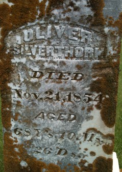 SILVERTHORN, OLIVER - Muscatine County, Iowa | OLIVER SILVERTHORN 