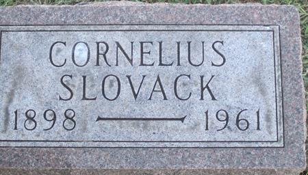 SLOVACK, CORNELIUS - Muscatine County, Iowa | CORNELIUS SLOVACK 