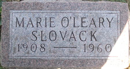 SLOVACK, MARIE - Muscatine County, Iowa | MARIE SLOVACK 