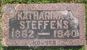 STEFFENS, KATHARINA A. - Muscatine County, Iowa | KATHARINA A. STEFFENS 
