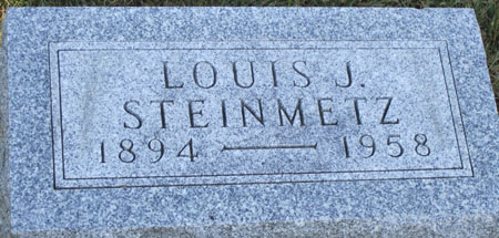 STEINMETZ, LOUIS J. - Muscatine County, Iowa | LOUIS J. STEINMETZ 
