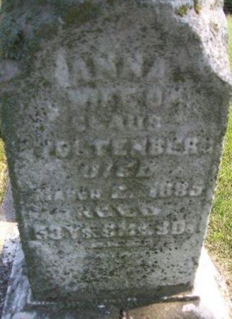 STOLTENBERG, ANNA - Muscatine County, Iowa | ANNA STOLTENBERG 