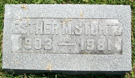 STORTZ, ESTHER MAY - Muscatine County, Iowa | ESTHER MAY STORTZ 