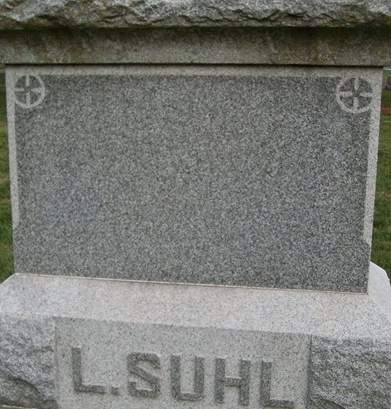 SUHL, FAMILY MONUMENT - Muscatine County, Iowa | FAMILY MONUMENT SUHL 