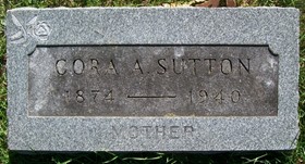 MANLEY SUTTON, CORA ALBERTA - Muscatine County, Iowa | CORA ALBERTA MANLEY SUTTON 