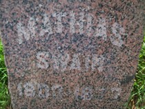 SWAIN, MATHIAS - Muscatine County, Iowa | MATHIAS SWAIN 